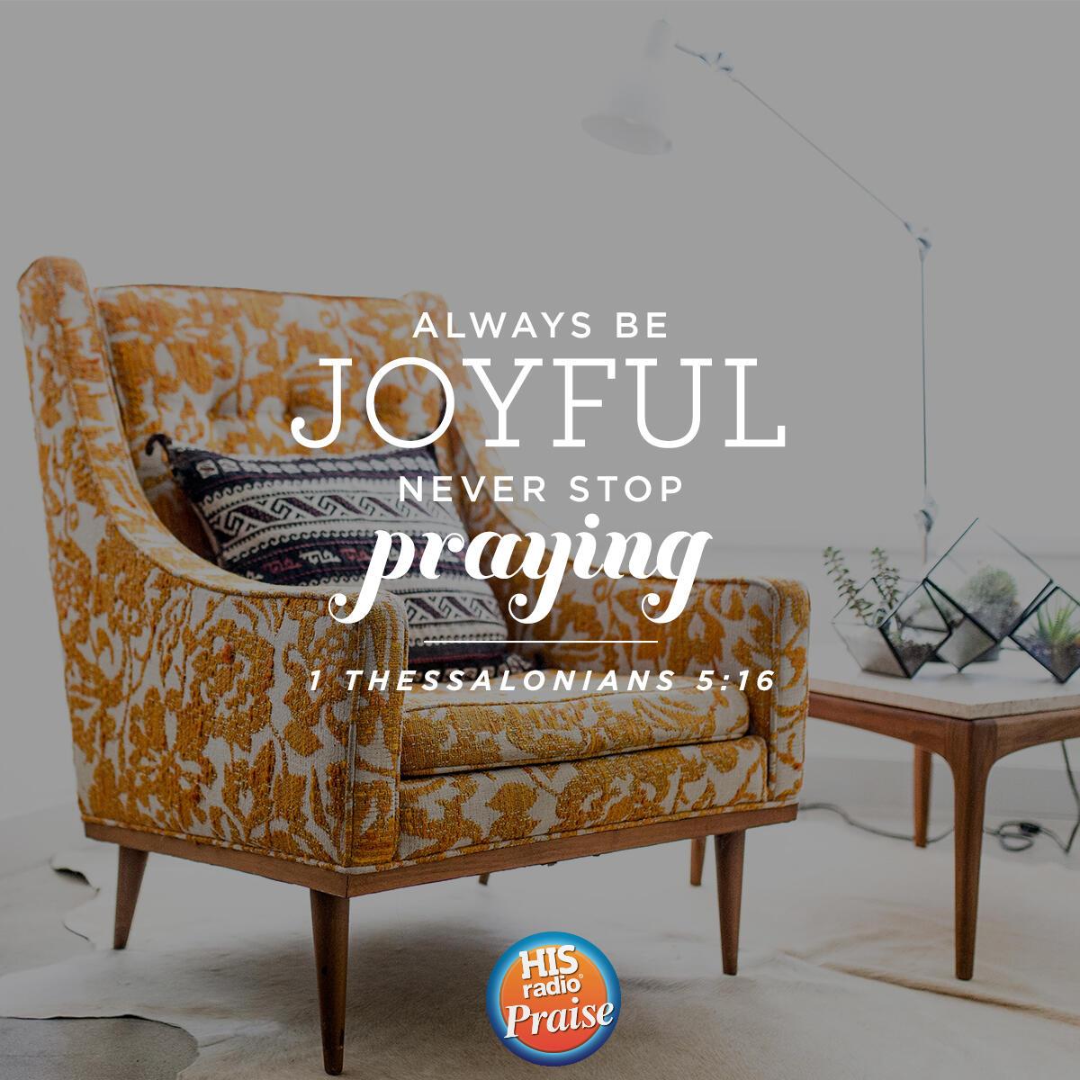 1 Thessalonians 5:16 - Verse of the Day