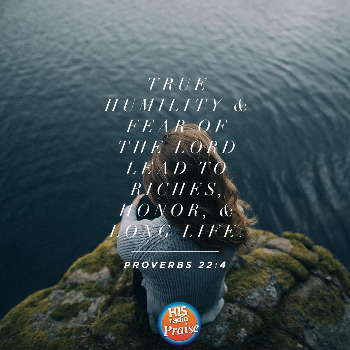 Proverbs 22:4 - Verse of the Day