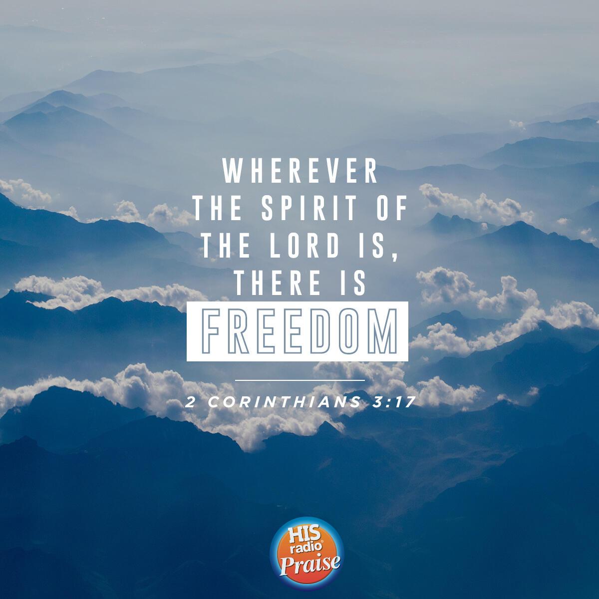 2 Corinthians 3:17 - Verse of the Day