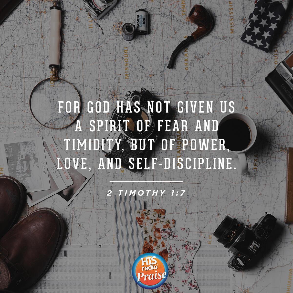 2 Timothy 1:7 - Verse of the Day