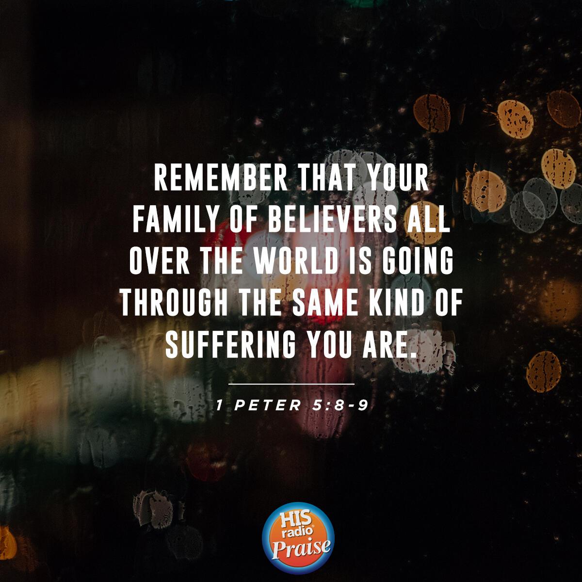 1 Peter 5:8-9 - Verse of the Day