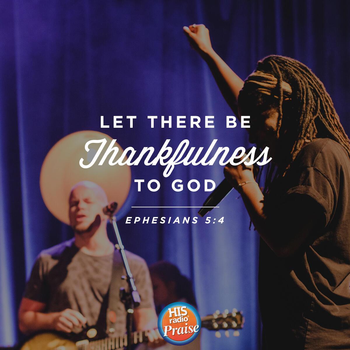 Ephesians 5:4 - Verse of the Day