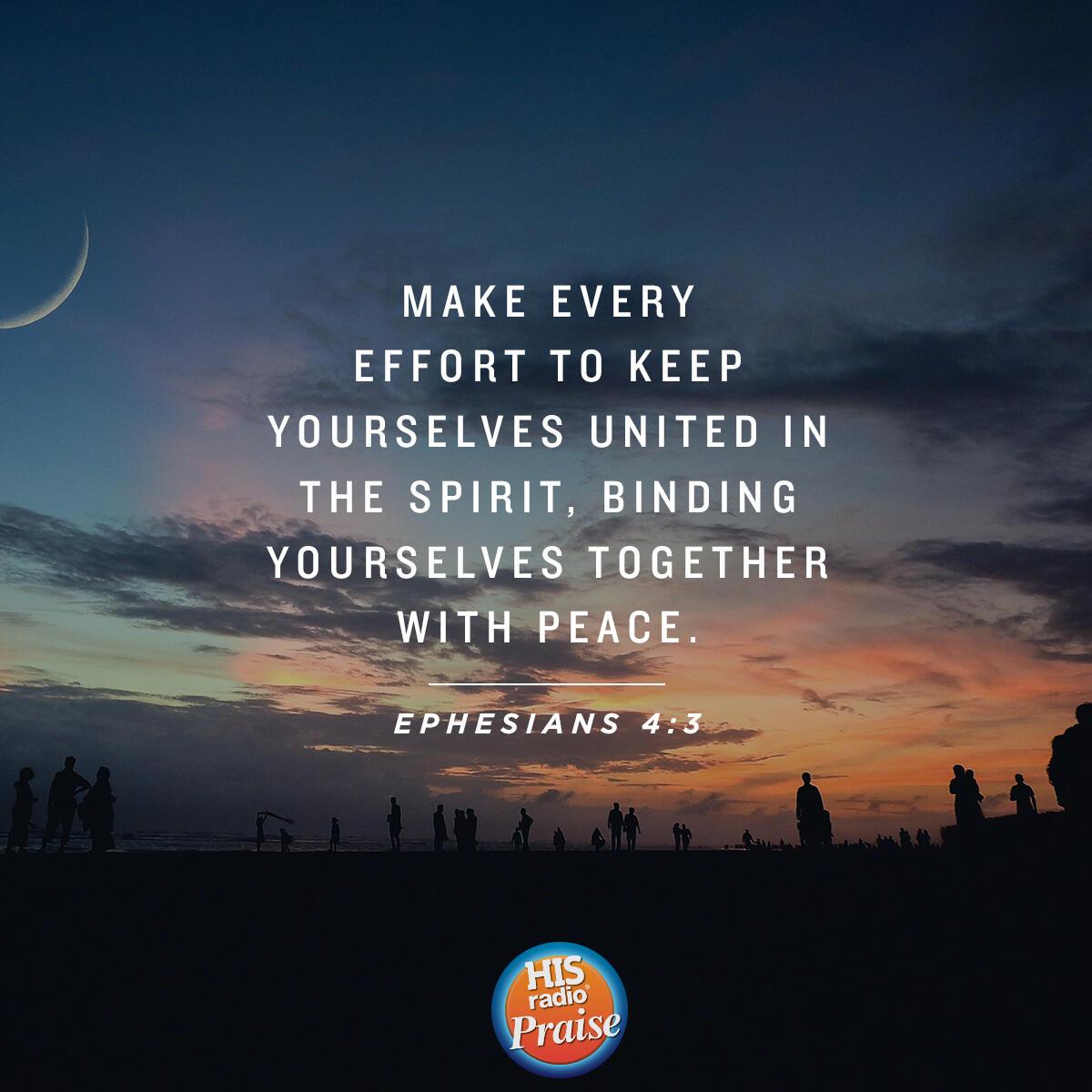 Ephesians 4:3 - Verse of the Day