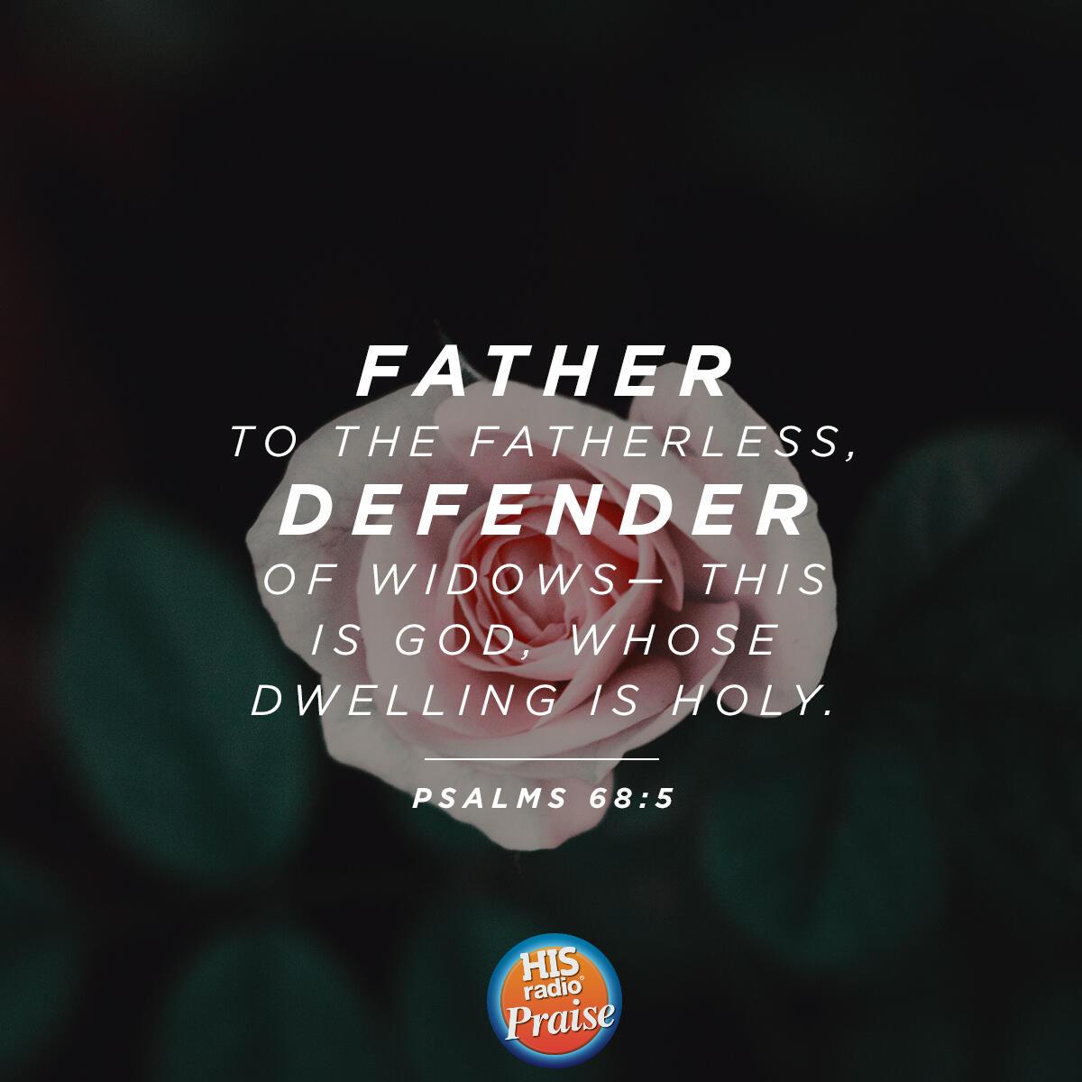 Psalms 68:5 - Verse of the Day