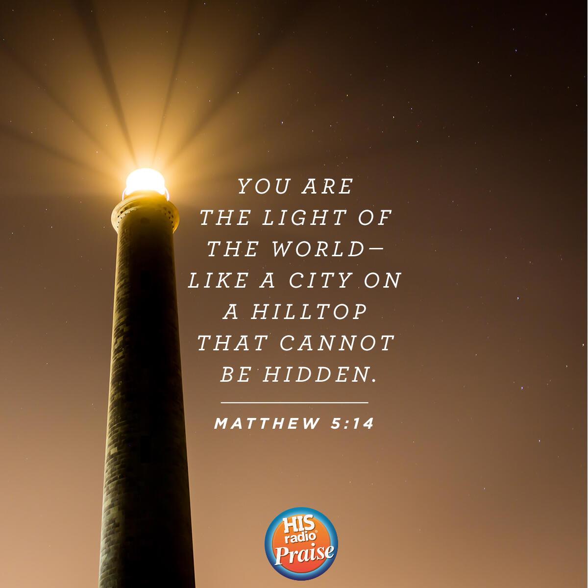 Matthew 5:14 - Verse of the Day