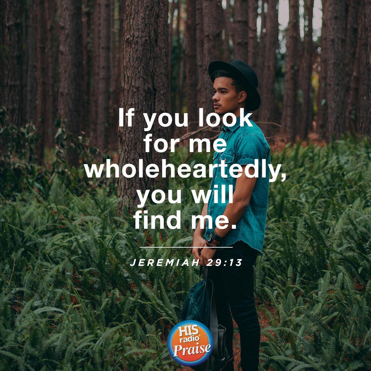 Jeremiah 29:13 - Verse of the Day