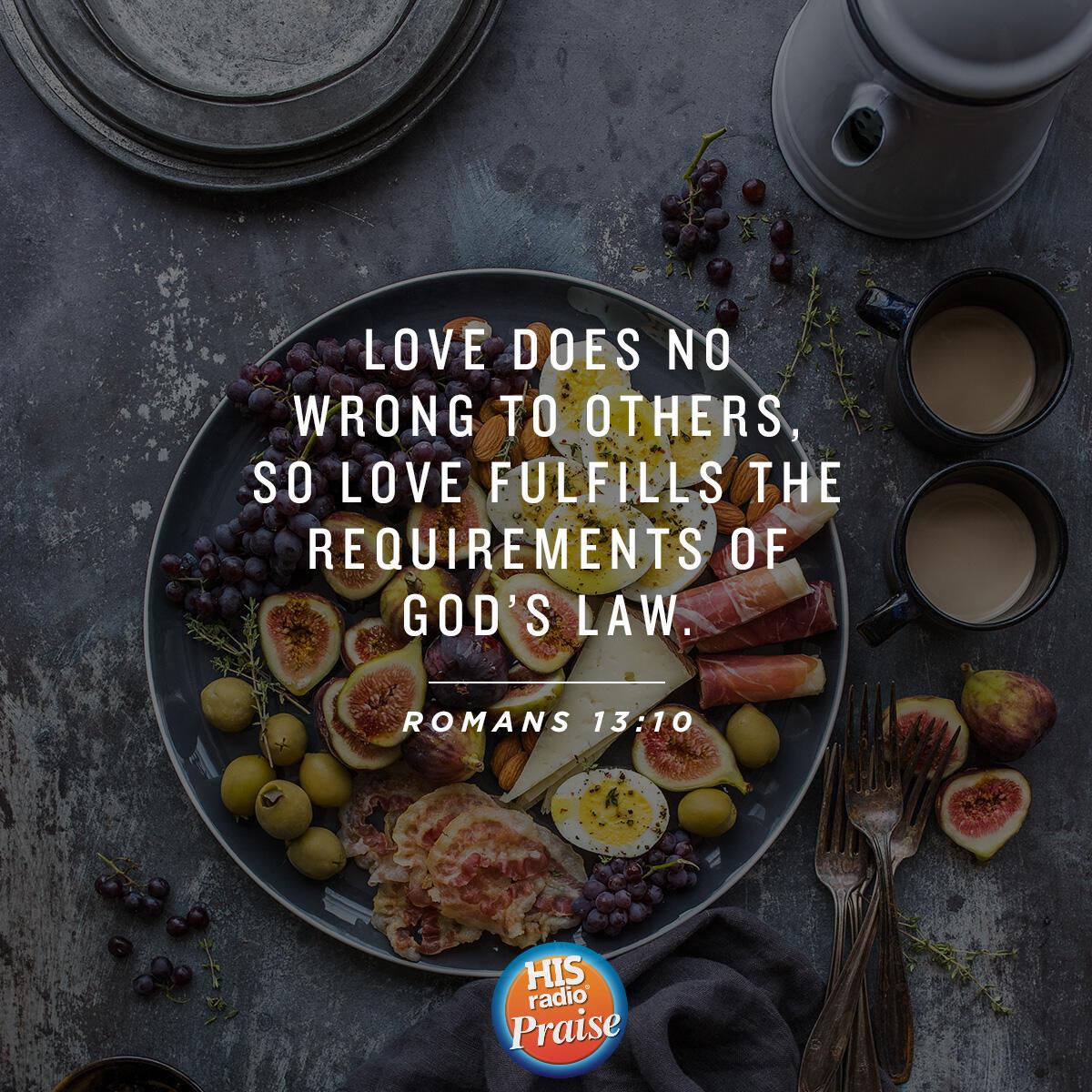 Romans 13:10 - Verse of the Day