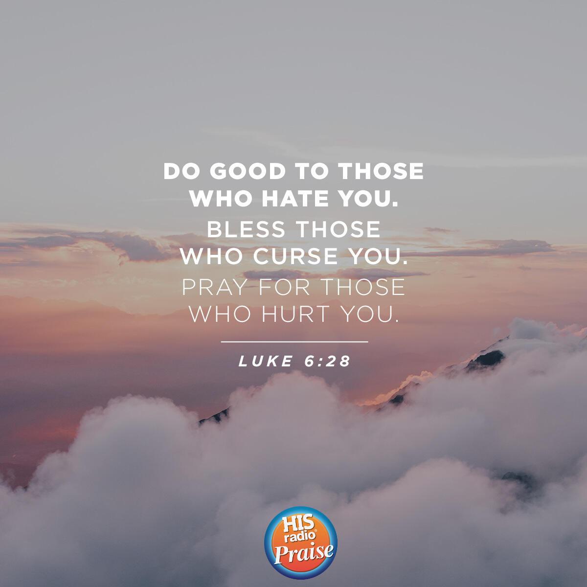 Luke 6:28 - Verse of the Day