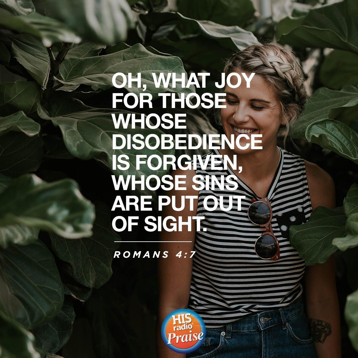 Romans 4:7 - Verse of the Day