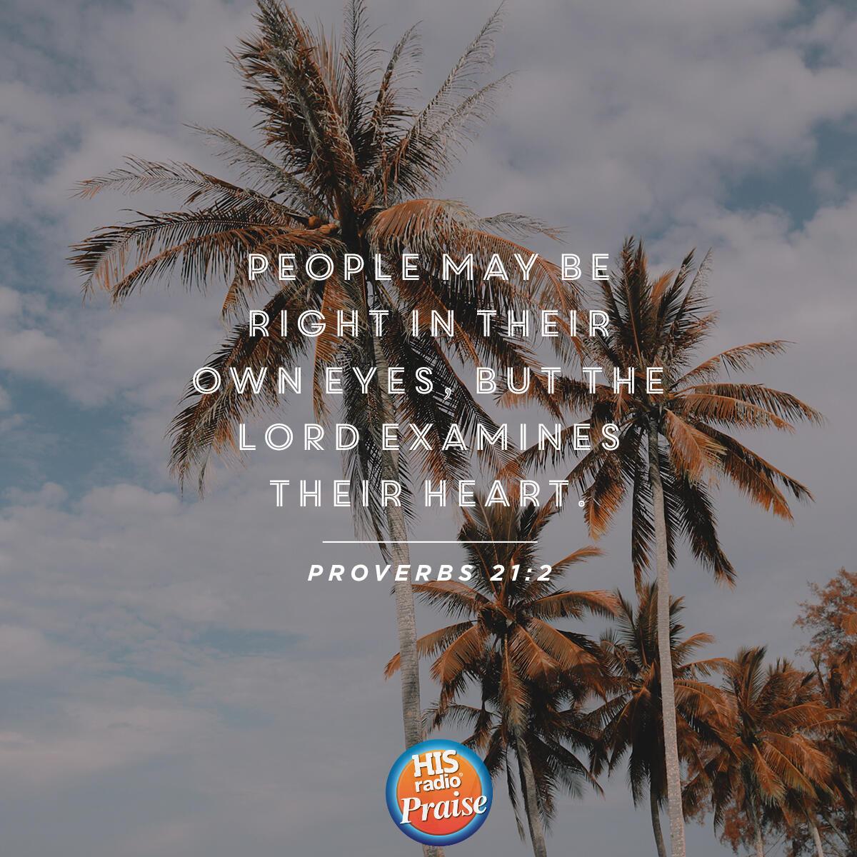 Proverbs 21:2 - Verse of the Day