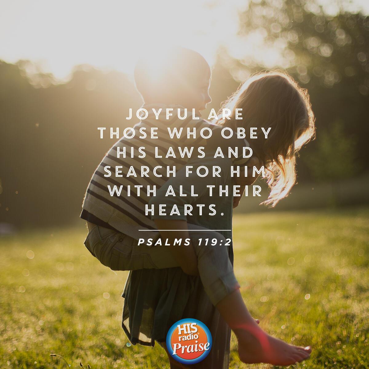 Psalms 119:2 - Verse of the Day