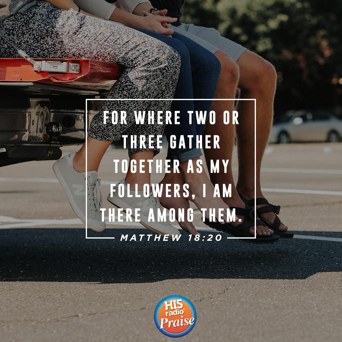 Matthew 18:20 - Verse of the Day