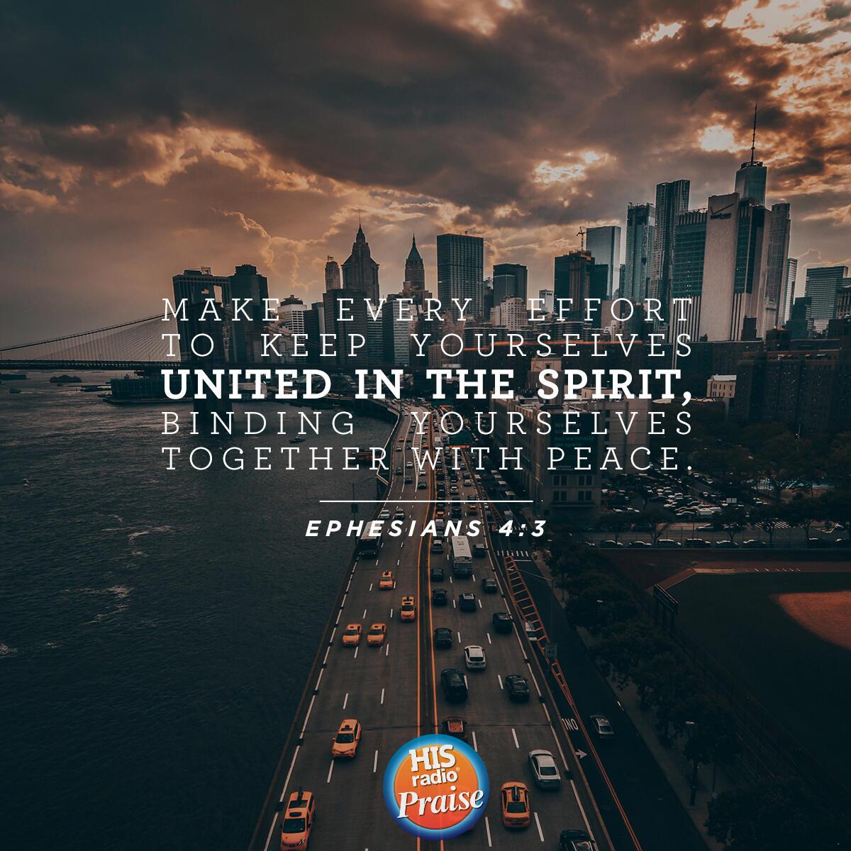 Ephesians 4:3 - Verse of the Day