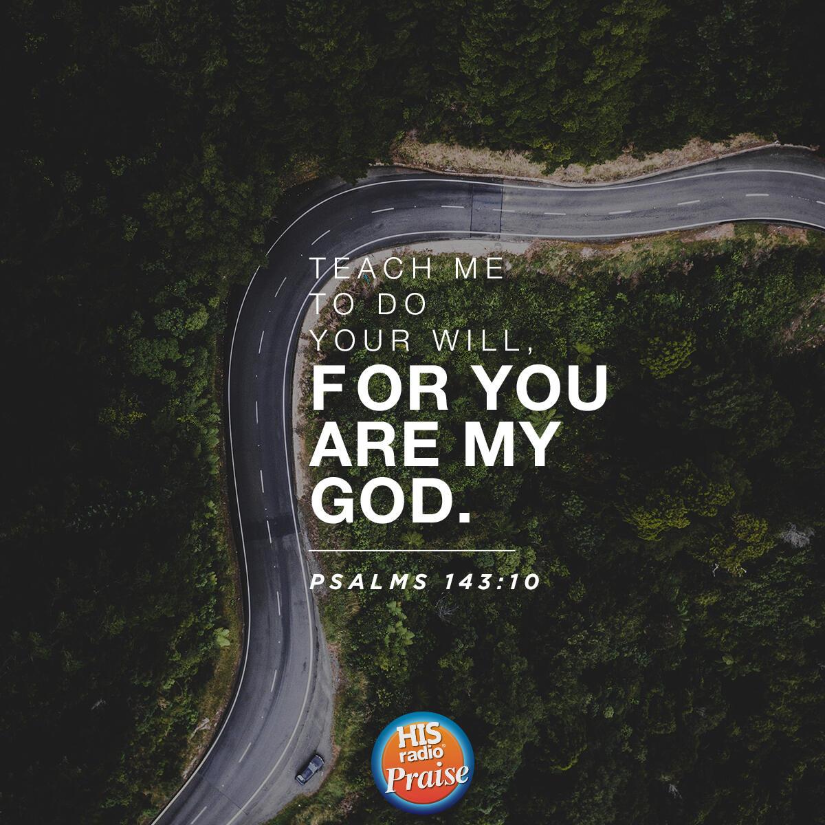 Psalms 143:10 - Verse of the Day
