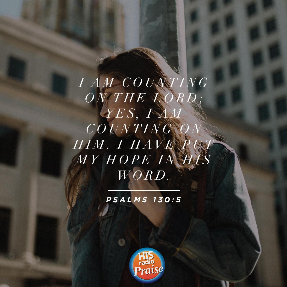 Psalms 130:5 - Verse of the Day