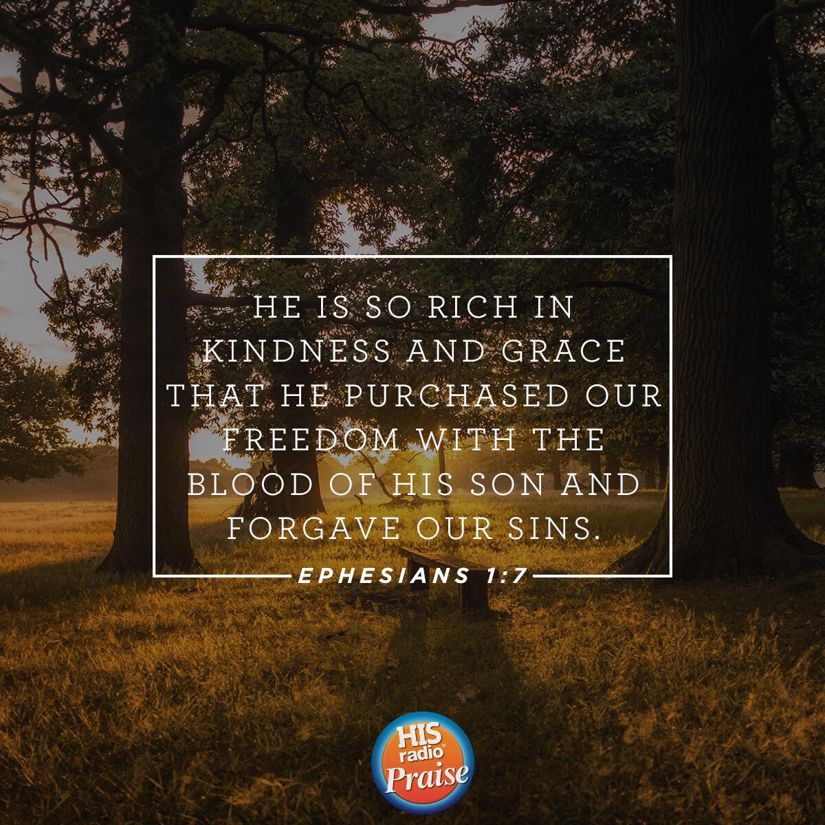 Ephesians 1:7 - Verse of the Day