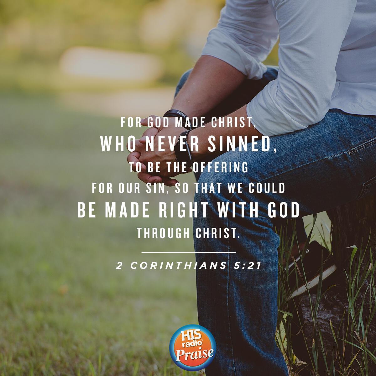 2 Corinthians 5:21 - Verse of the Day