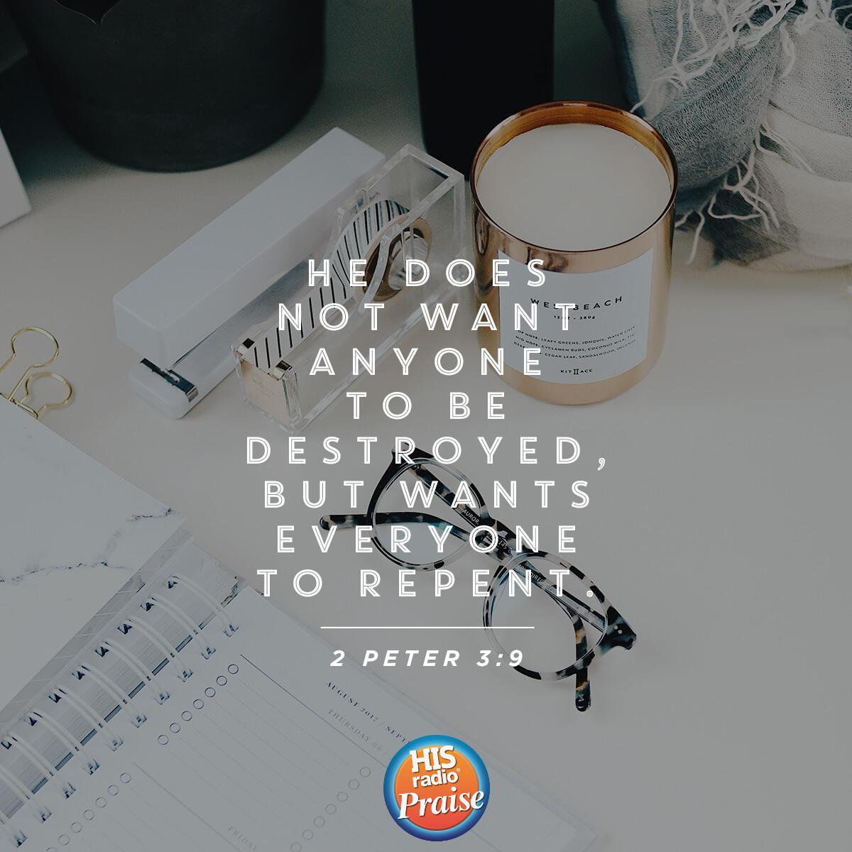 2 Peter 3:9 - Verse of the Day