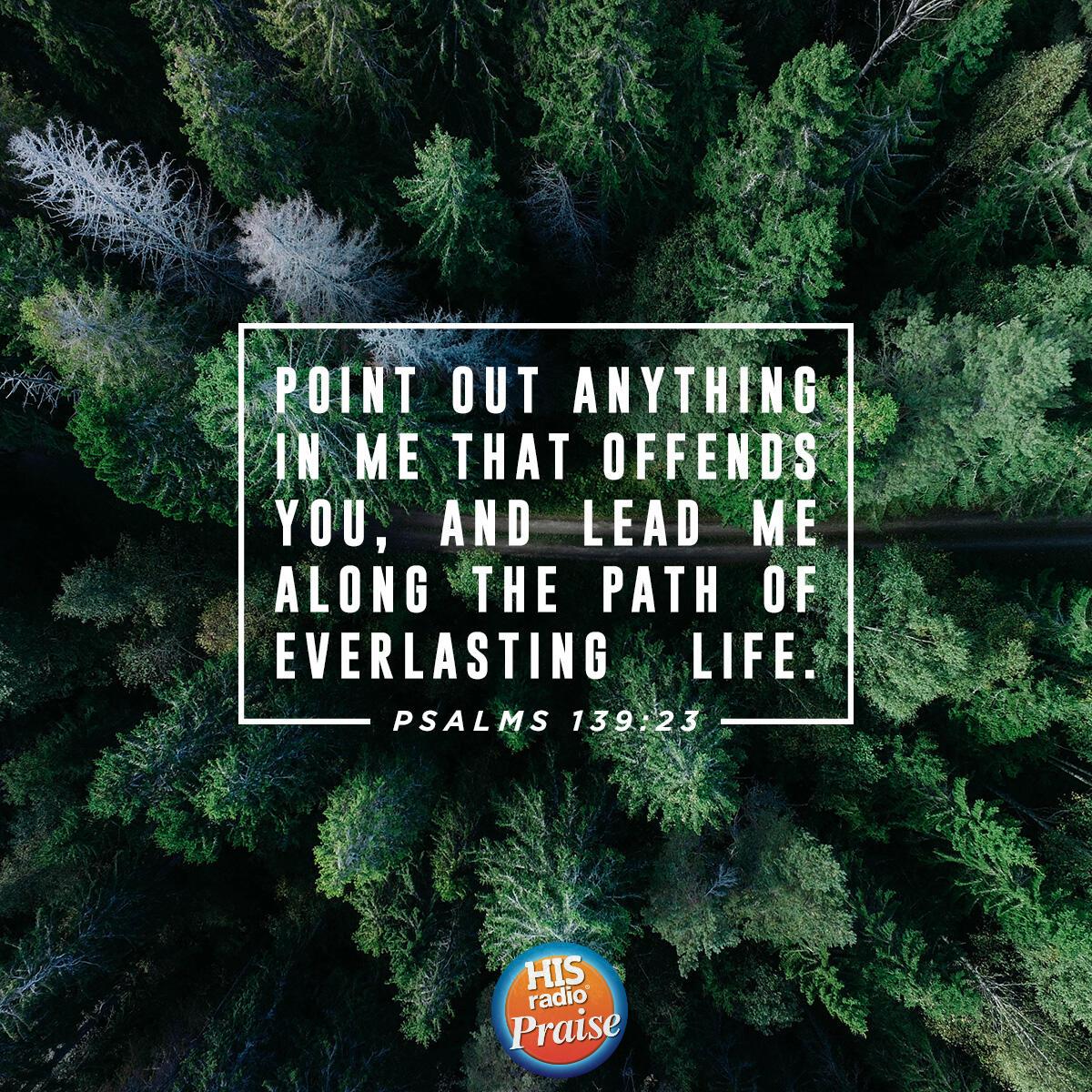 Psalms 139:23 - Verse of the Day