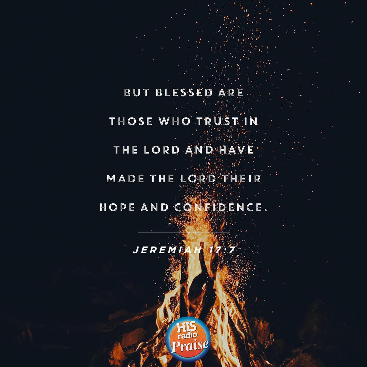 Jeremiah 17:7 - Verse of the Day