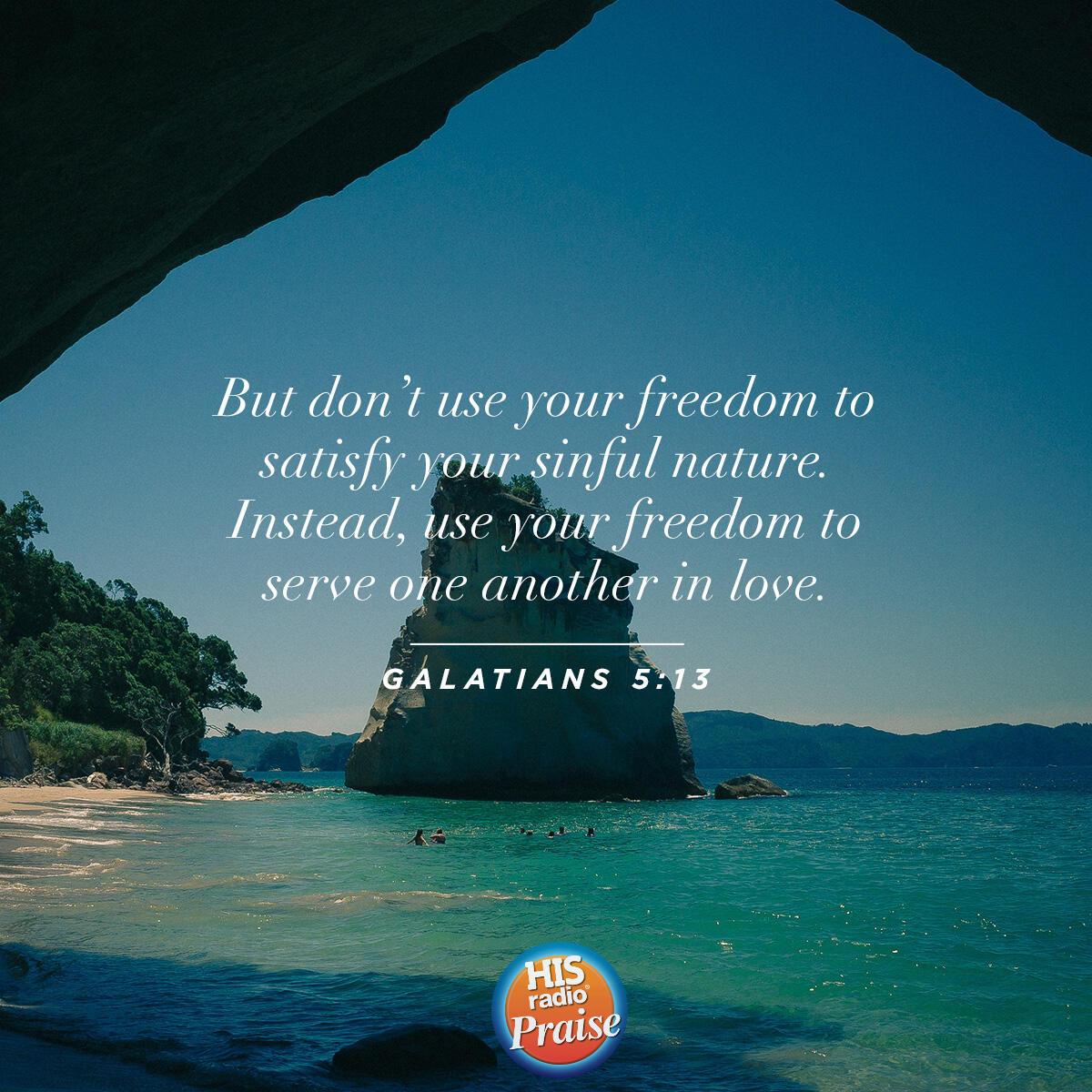 Galatians 5:13 - Verse of the Day