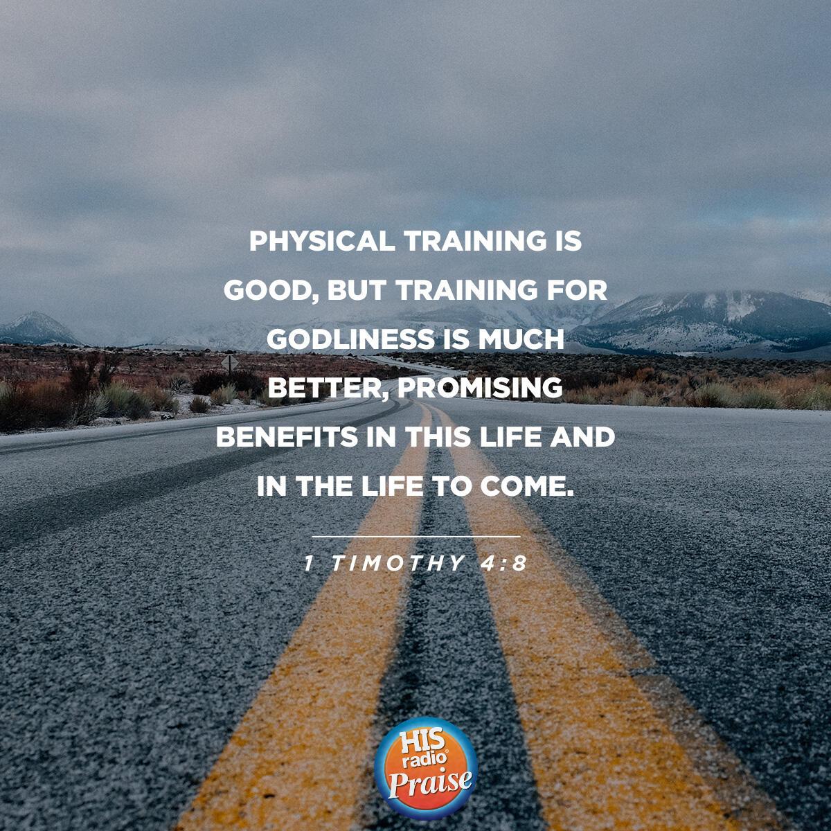 1 Timothy 4:8 - Verse of the Day