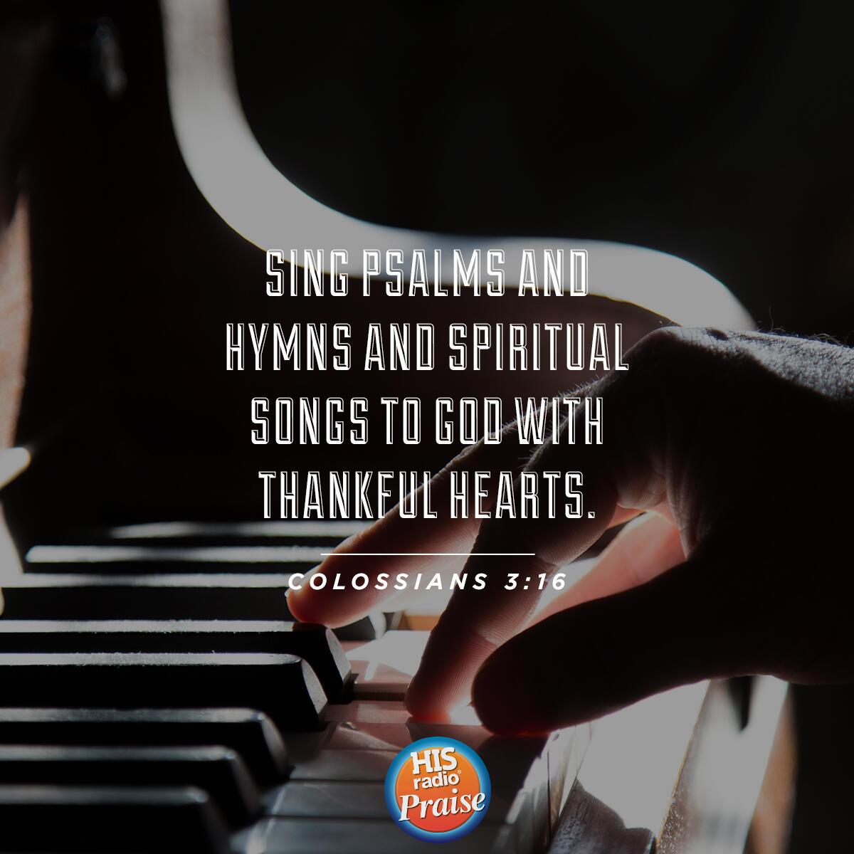 Colossians 3:16 - Verse of the Day