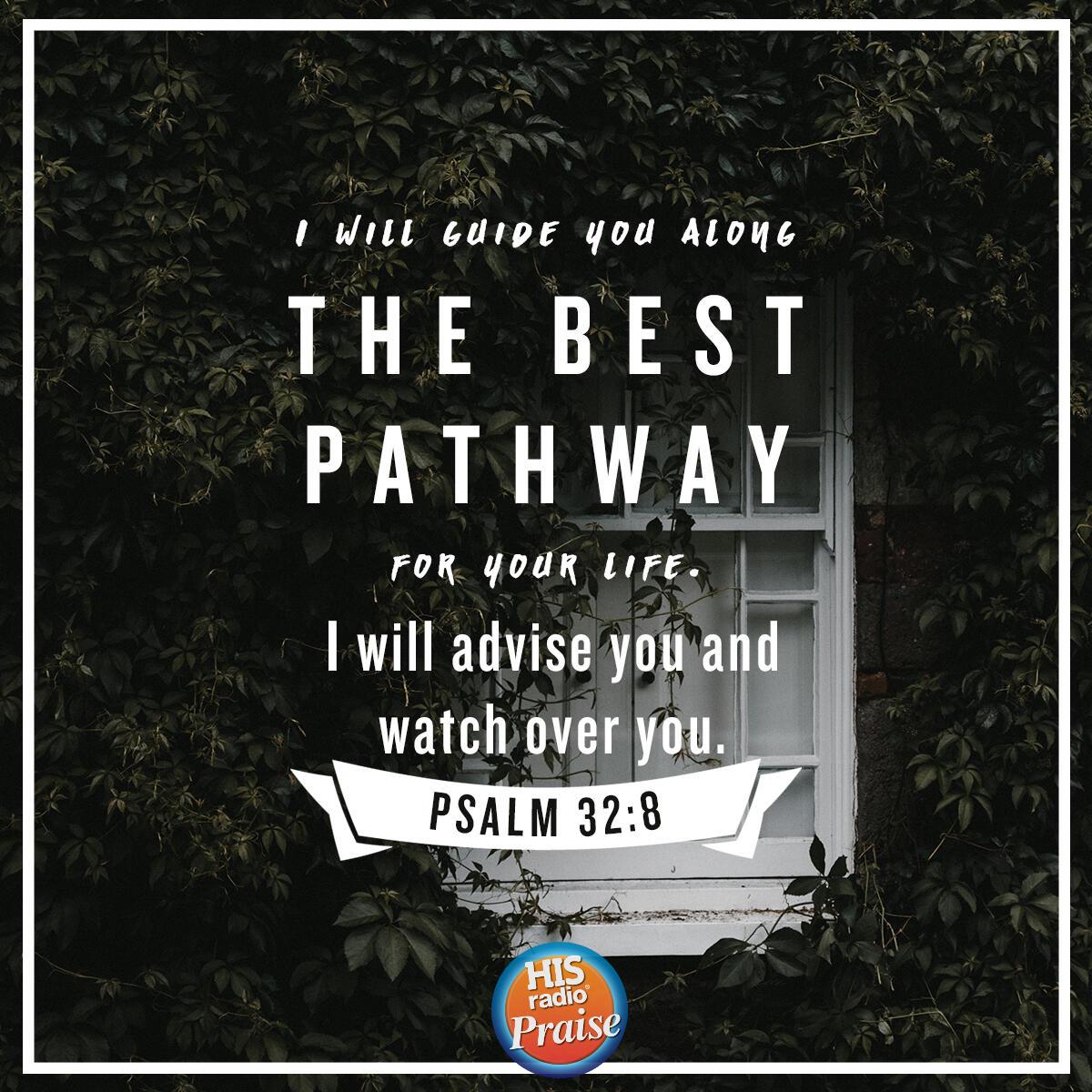 Psalm 32:8 - Verse of the Day