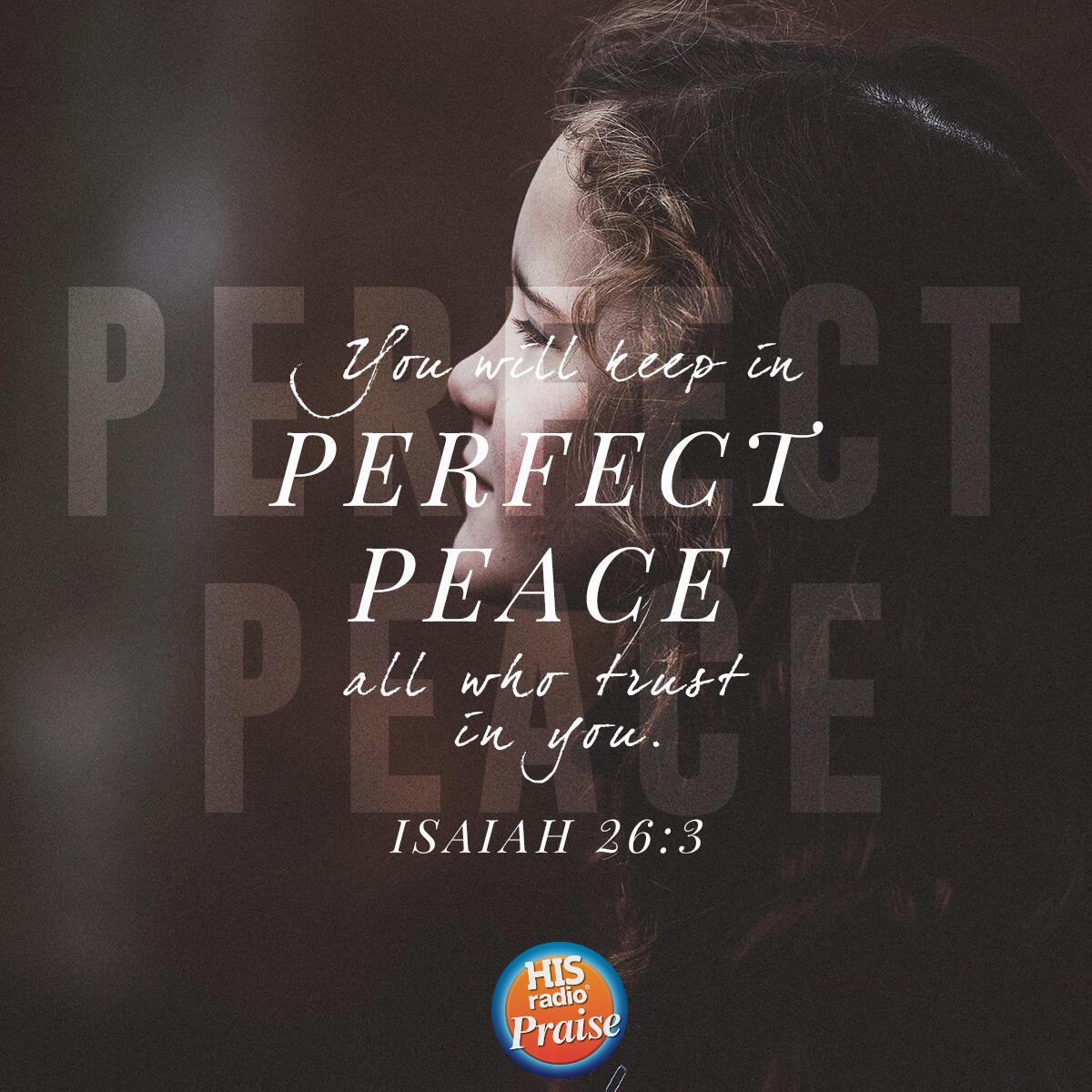 Isaiah 26:3 - Verse of the Day