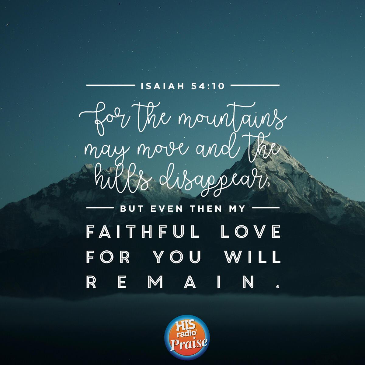 Isaiah 54:10 - Verse of the Day