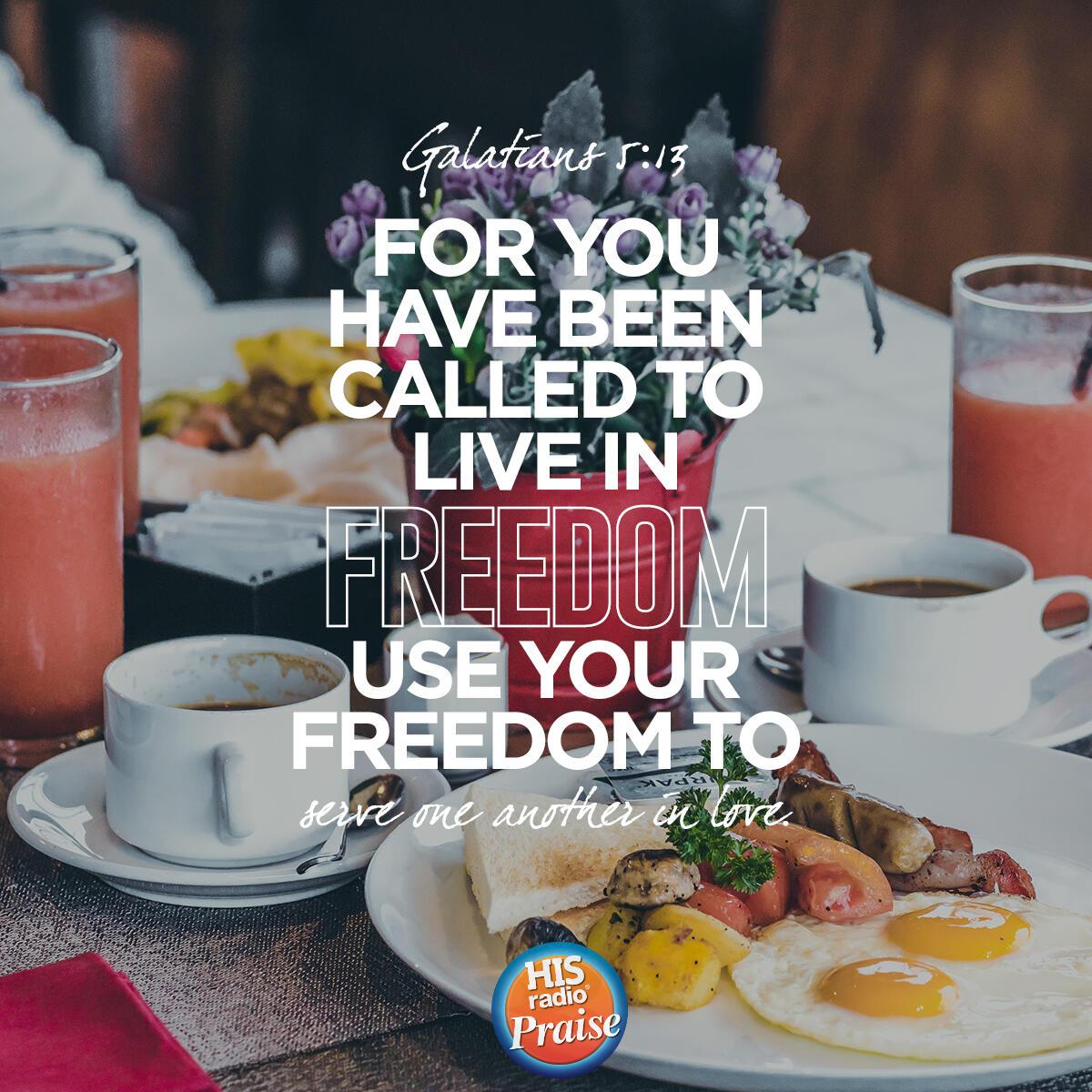 Galatians 5:13 - Verse of the Day