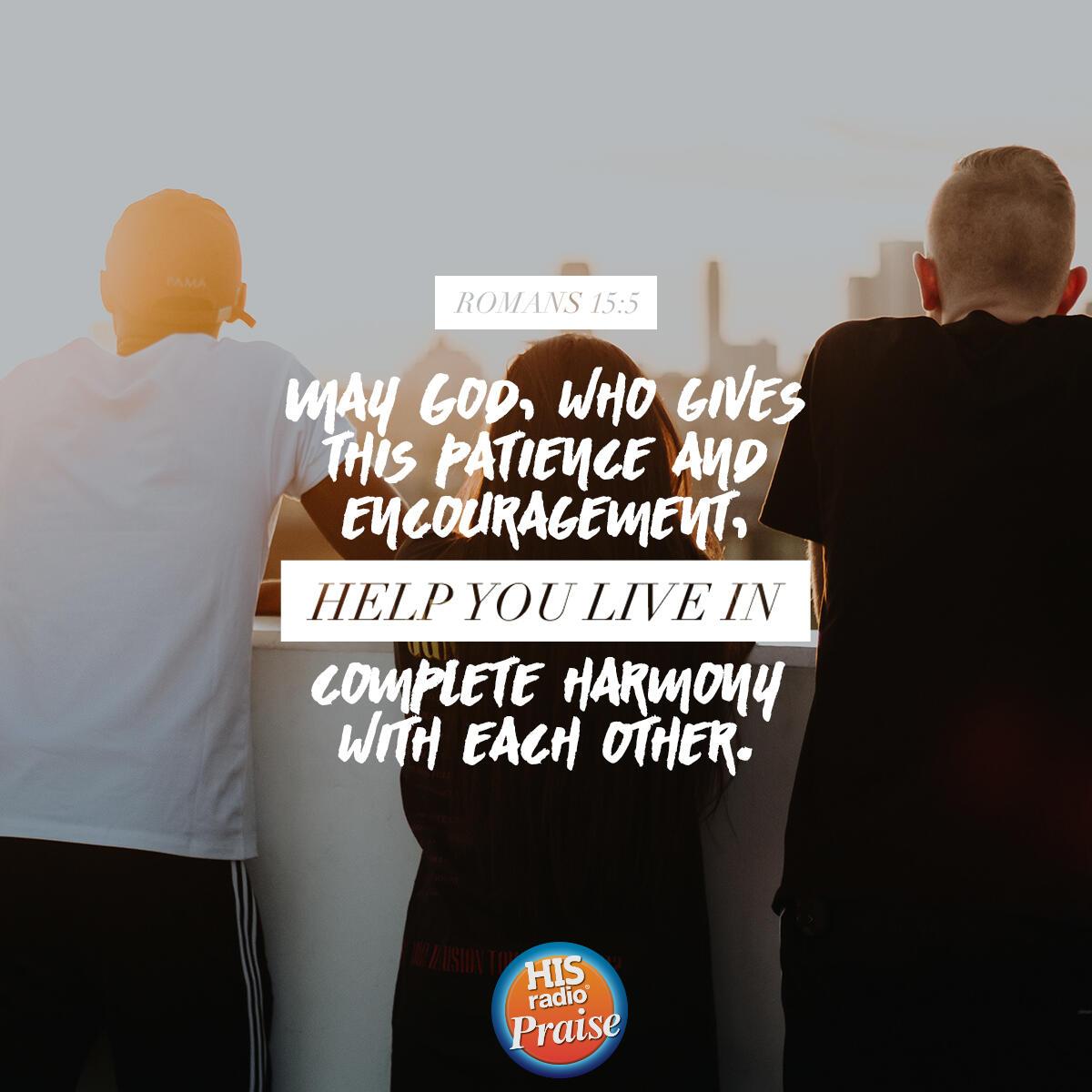 Romans 15:5 - Verse of the Day
