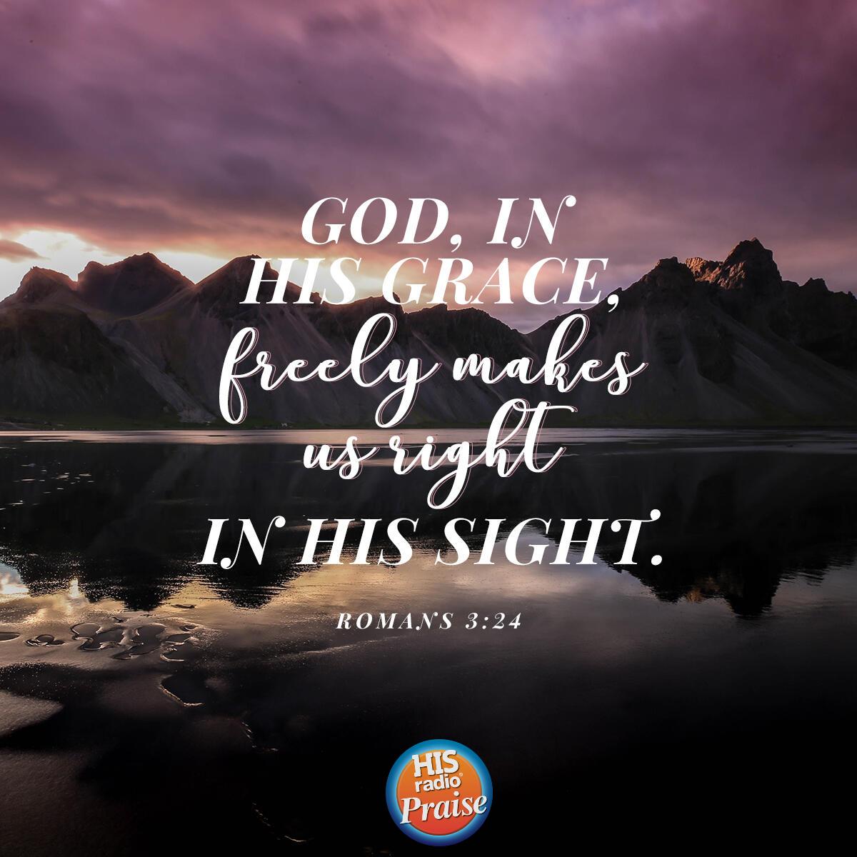 Romans 3:24 - Verse of the Day