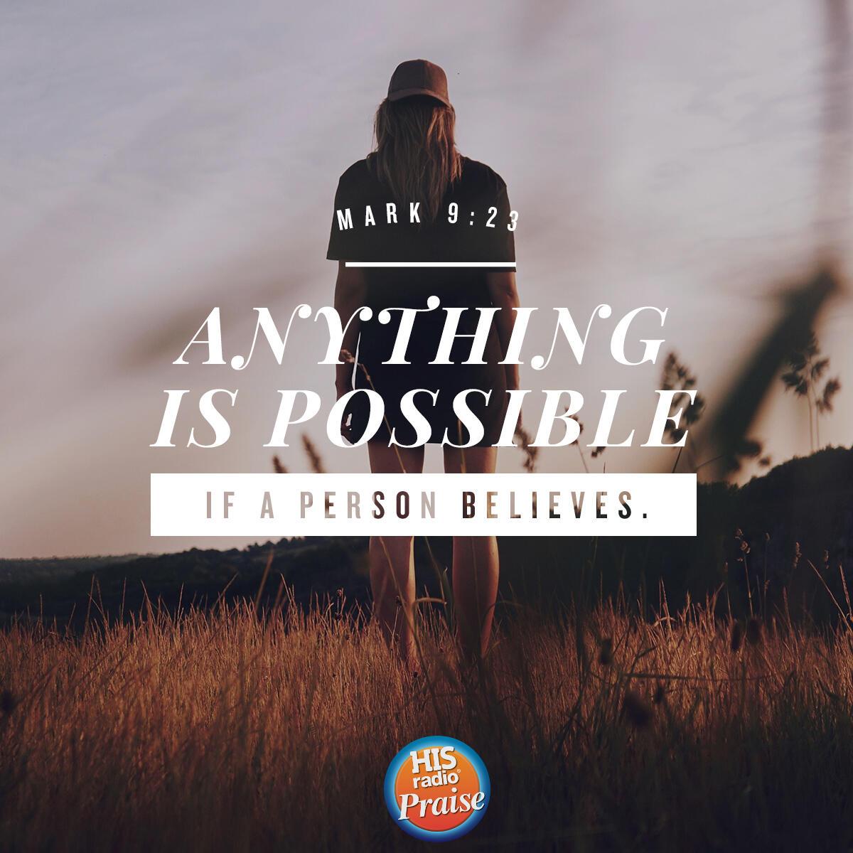 Mark 9:23 - Verse of the Day