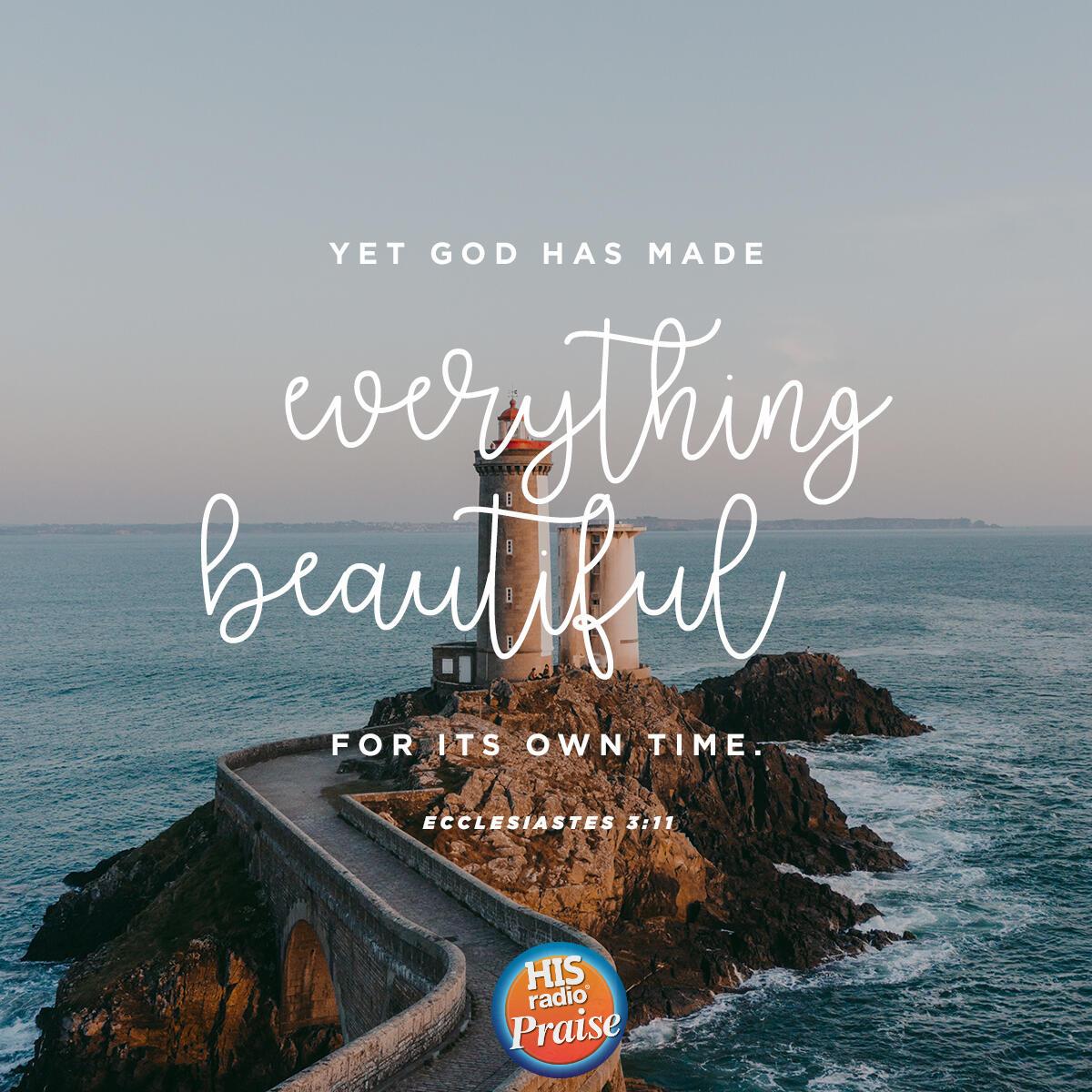 Ecclesiastes 3:11 - Verse of the Day