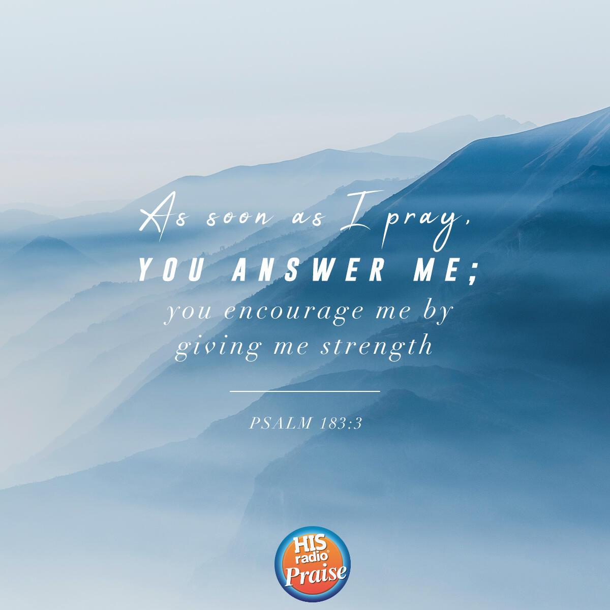 Psalm 183:3 - Verse of the Day