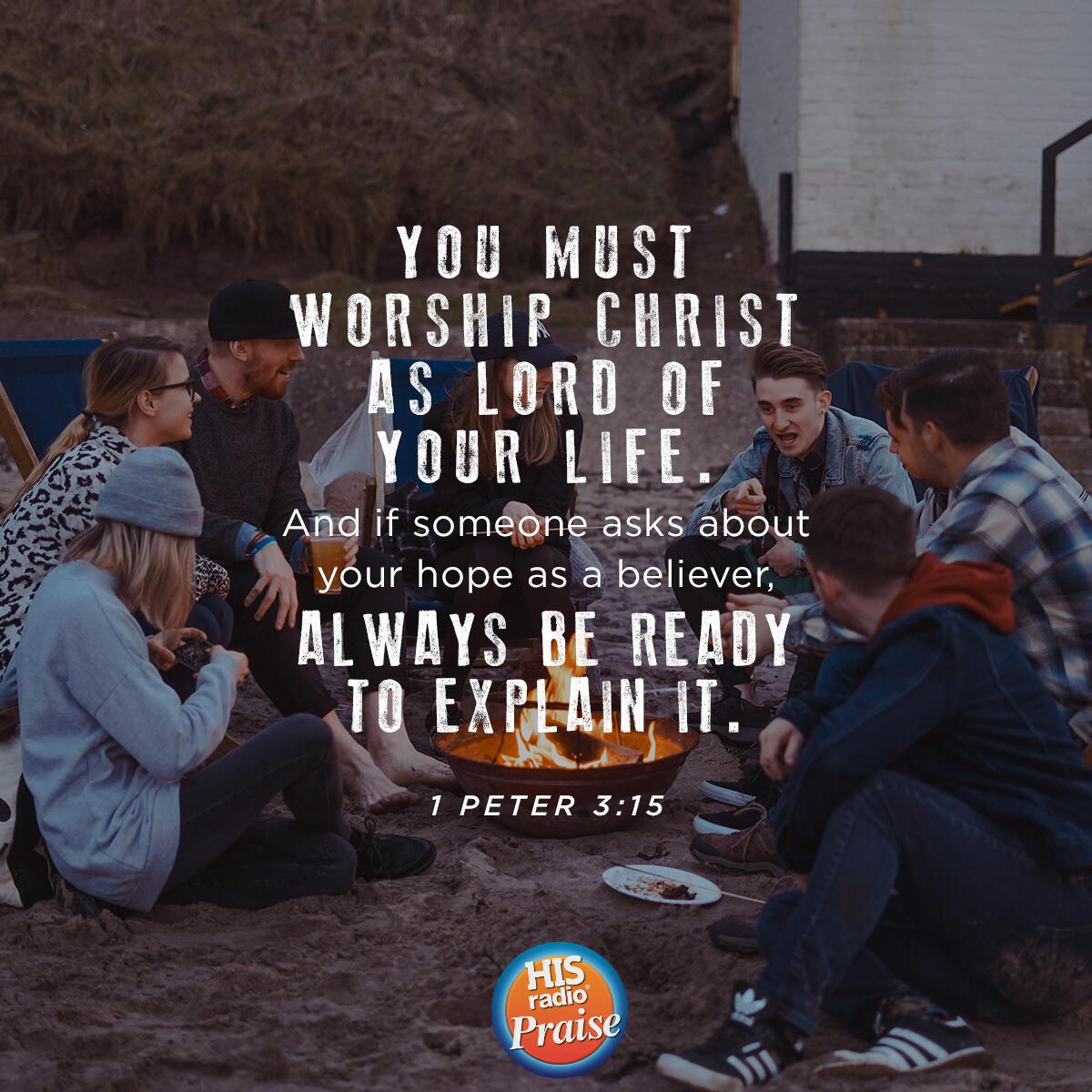 1 Peter 3:15 - Verse of the Day
