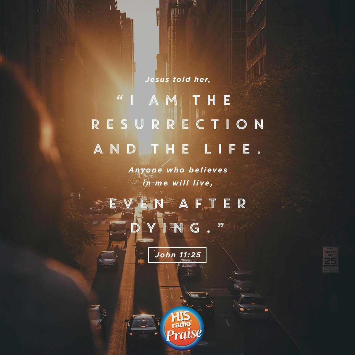 John 11:25 - Verse of the Day