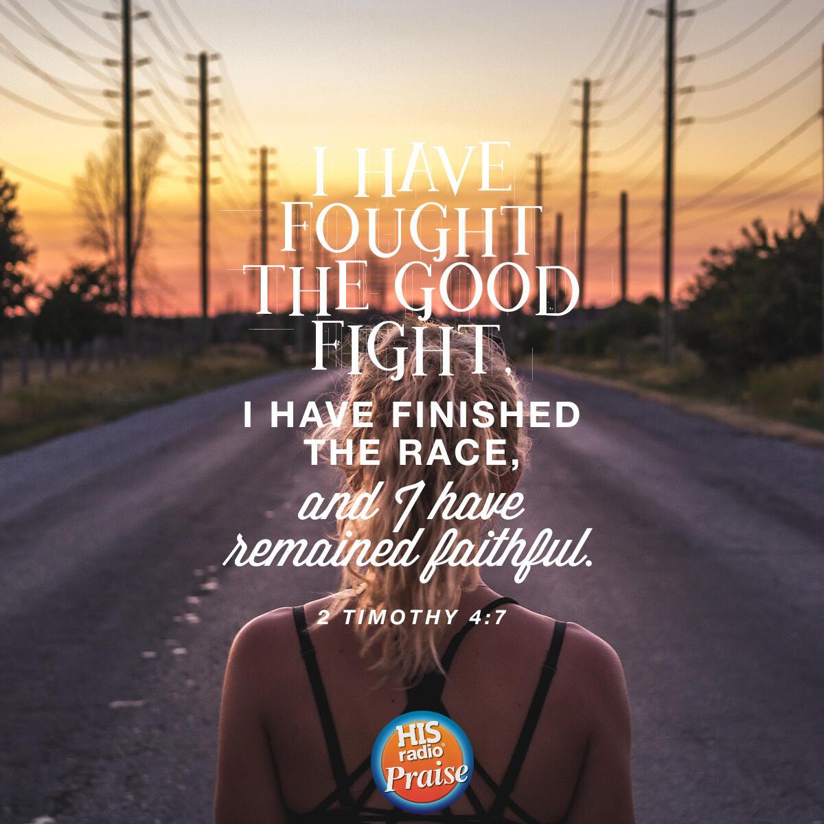 2 Timothy 4:7 - Verse of the Day