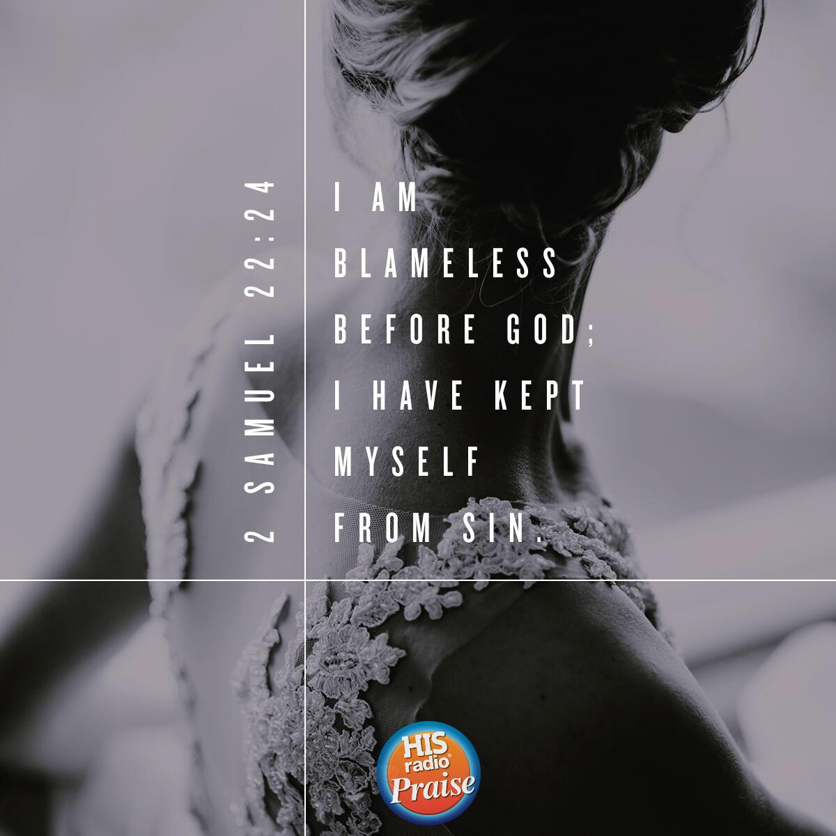 2 Samuel 22:24 - Verse of the Day