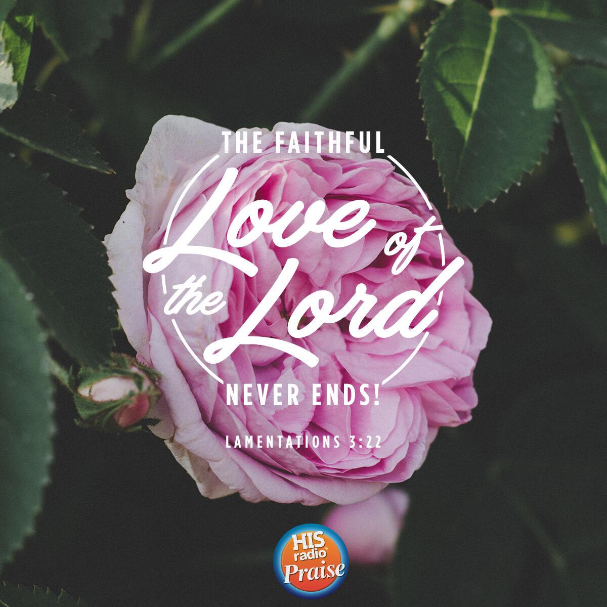Lamentations 3:22 - Verse of the Day