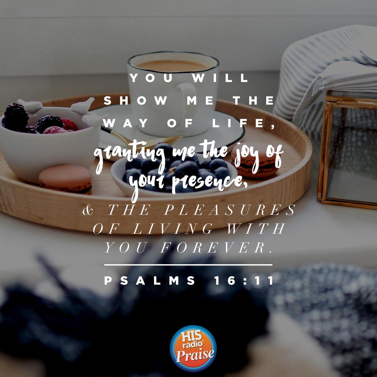 Psalms 16:11 - Verse of the Day