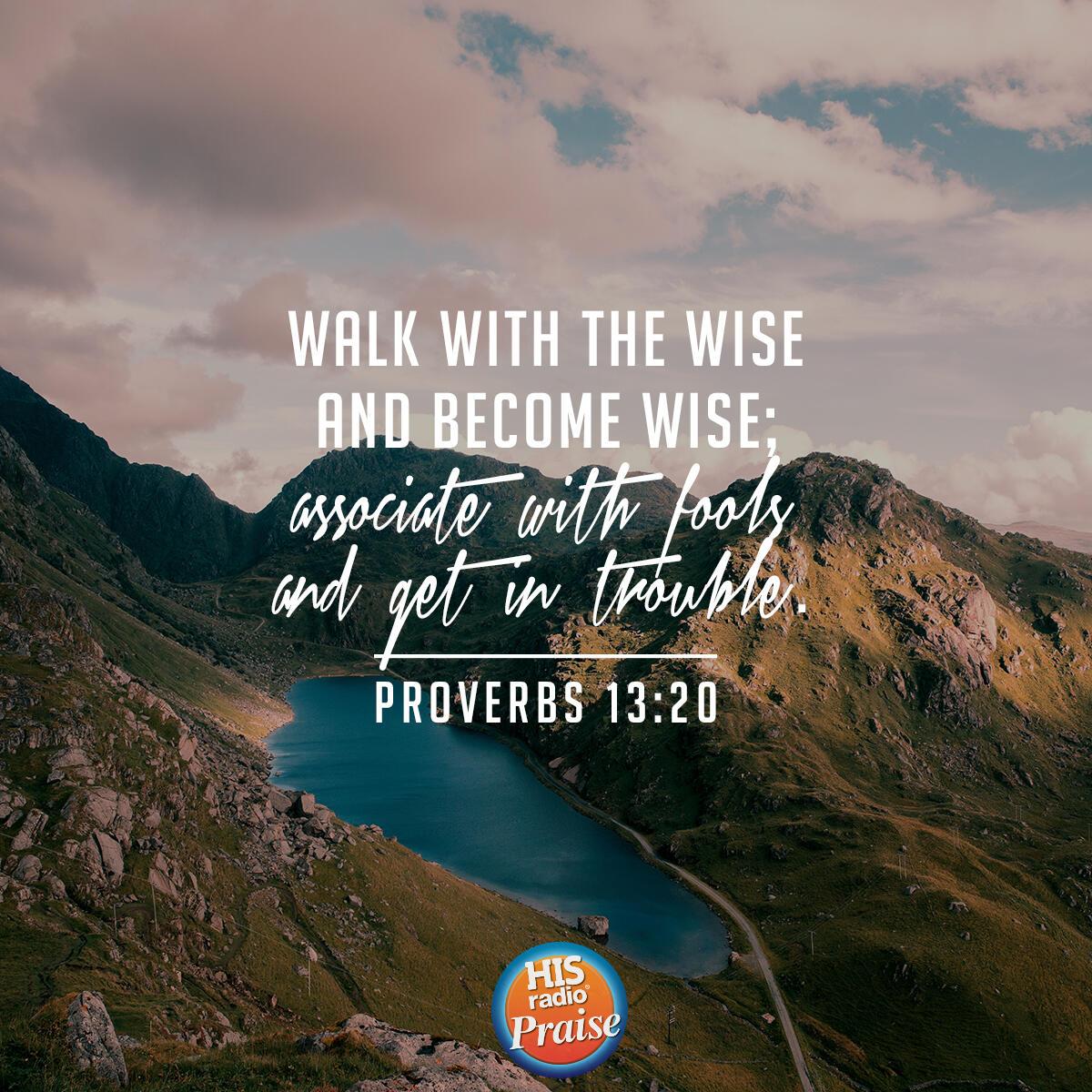 Proverbs 13:20 - Verse of the Day