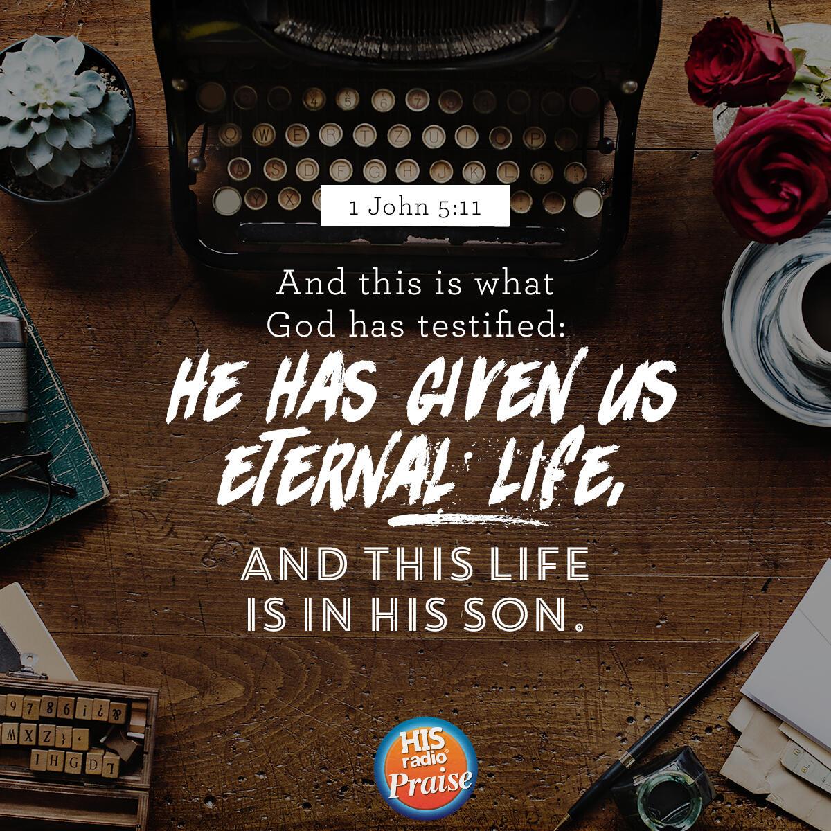 1 John 5:11 - Verse of the Day