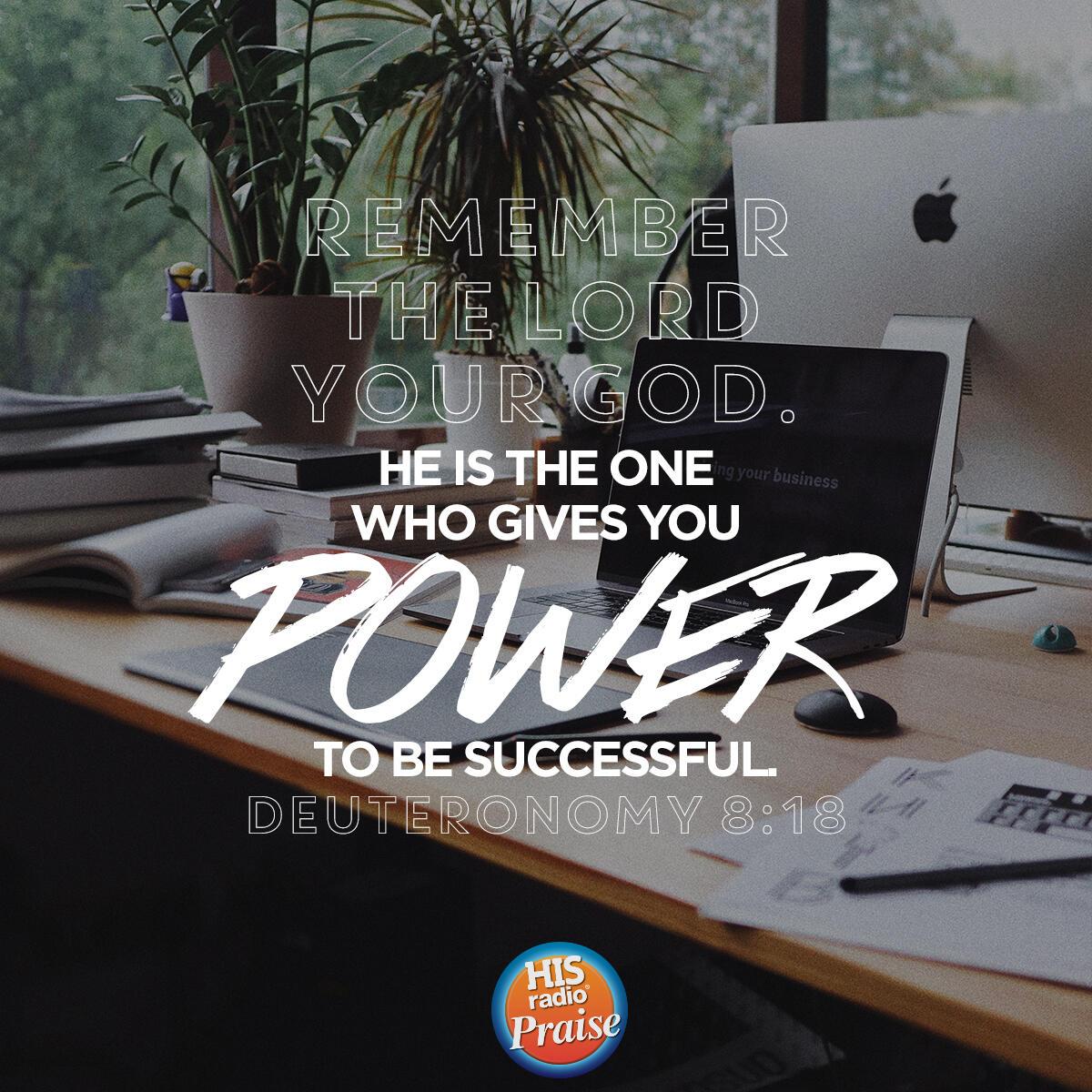 Deuteronomy 8:18 - Verse of the Day