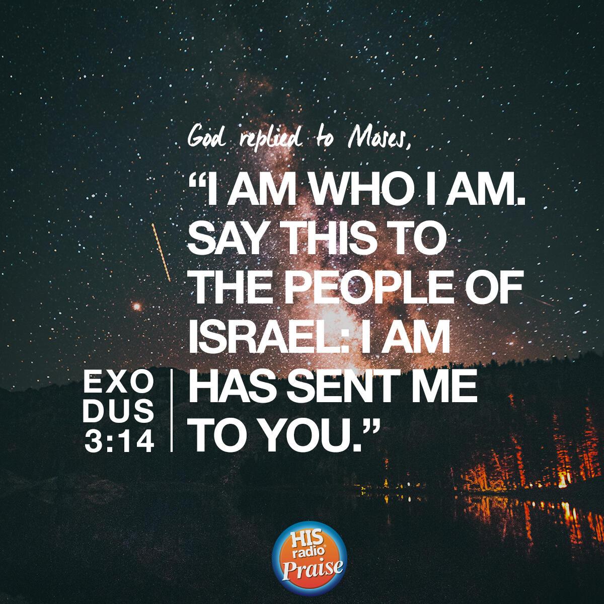 Exodus 3:14 - Verse of the Day