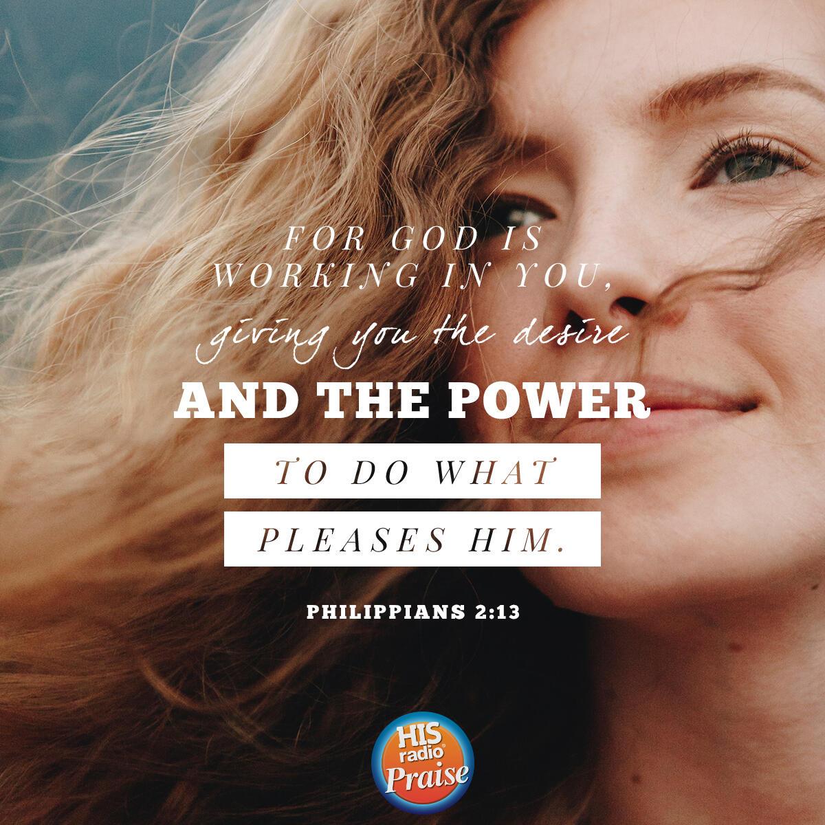 Philippians 2:13 - Verse of the Day