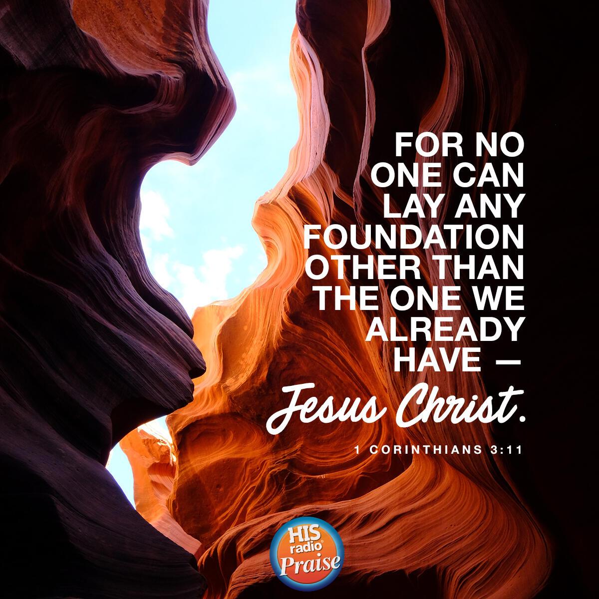 1 Corinthians 3:11 - Verse of the Day