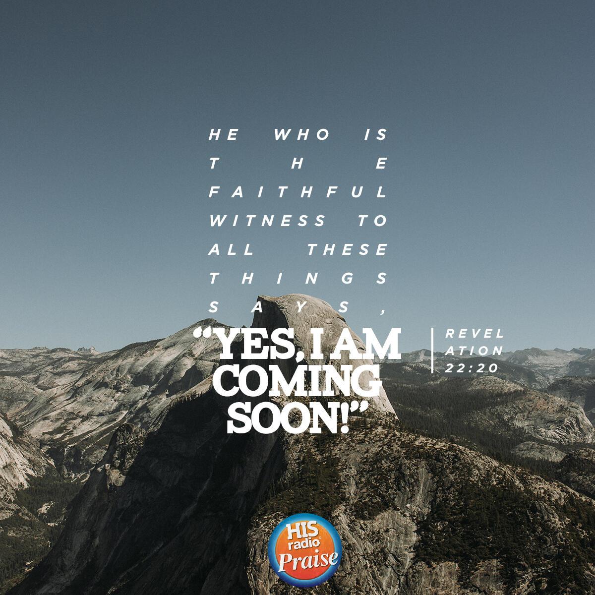 Revelation 22:20 - Verse of the Day