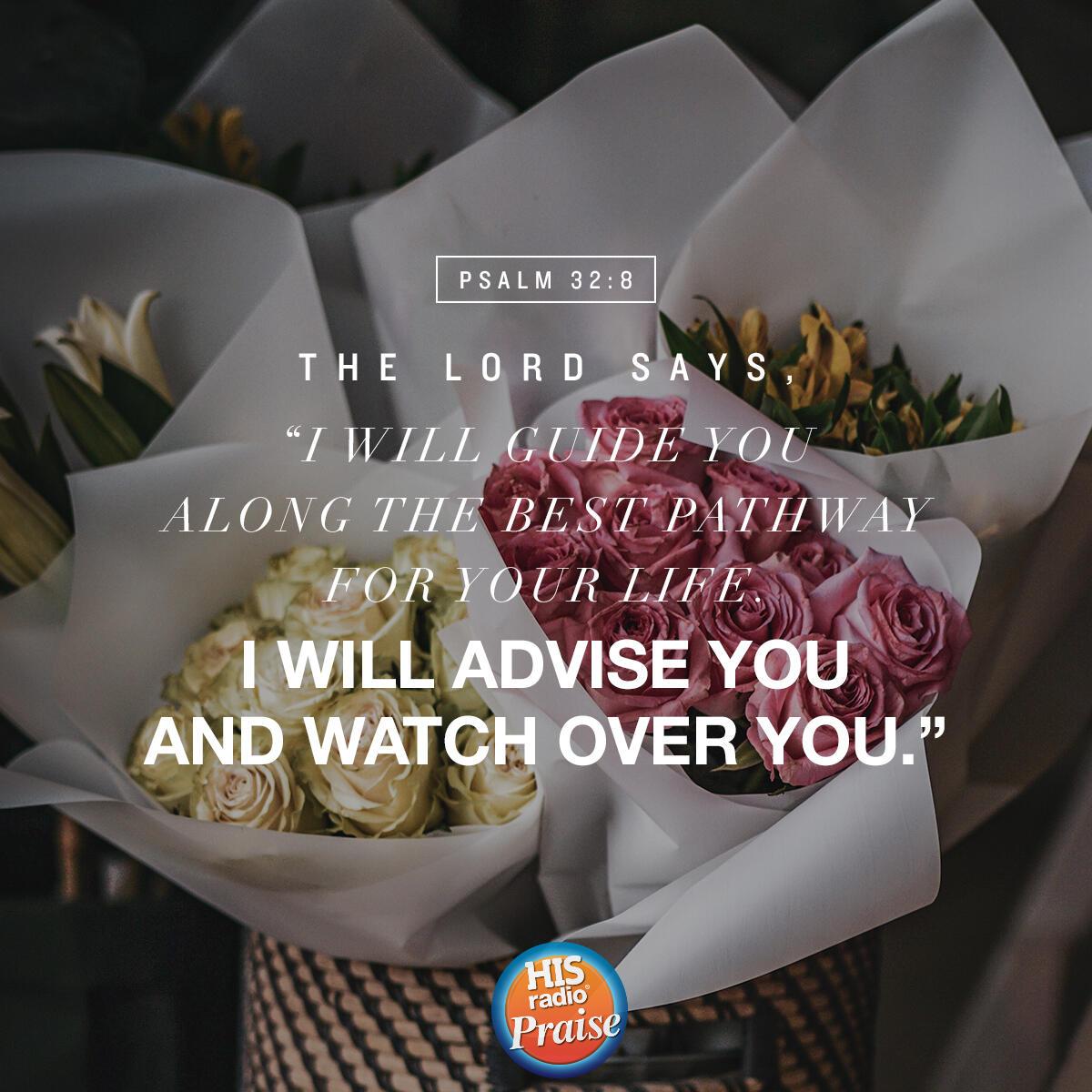 Psalm 32:8 - Verse of the Day